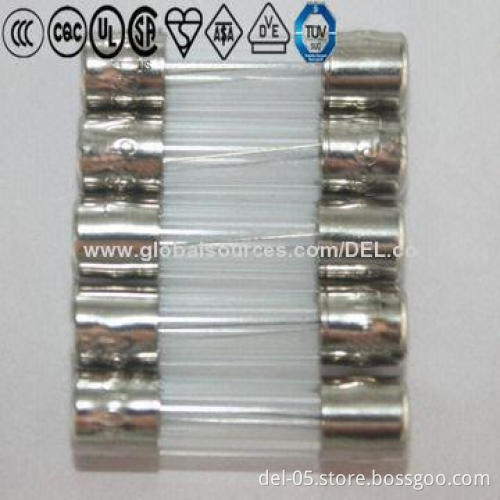 T1A to T6.3A/250V 3.6 x 10mm Slow-blow Glass Tube Fuses, REACH/UL/VDE/CSA/CQC/CCC Certified